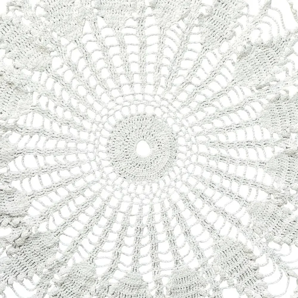 Crochet Doily Off White 18